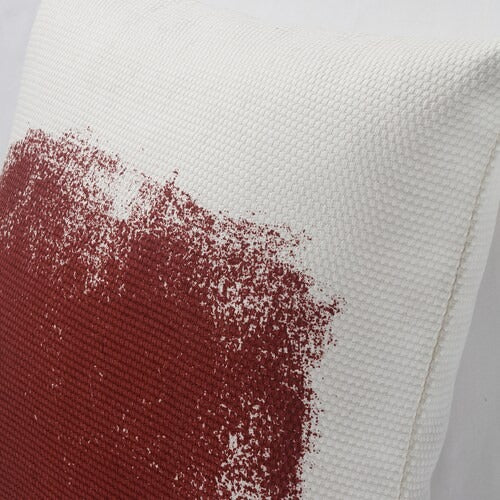 IKEA ANGLATARAR Cushion cover, white/red | IKEA Cushion covers | IKEA Home textiles | Eachdaykart