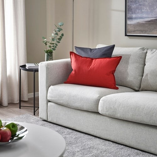 IKEA GURLI Cushion cover, red | IKEA Cushion covers | IKEA Home textiles | Eachdaykart