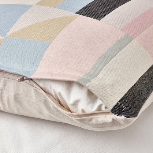 IKEA LYKTBARARE Cushion cover, light beige/multicolour | IKEA Cushion covers | IKEA Home textiles | Eachdaykart