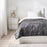 IKEA MJUKPLISTER Bedspread, dark grey | IKEA Bedspreads | IKEA Home textiles | Eachdaykart