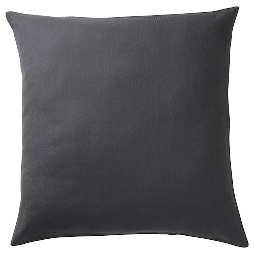 IKEA PRAKTSALVIA Cushion cover, anthracite | IKEA Cushion covers | IKEA Home textiles | Eachdaykart