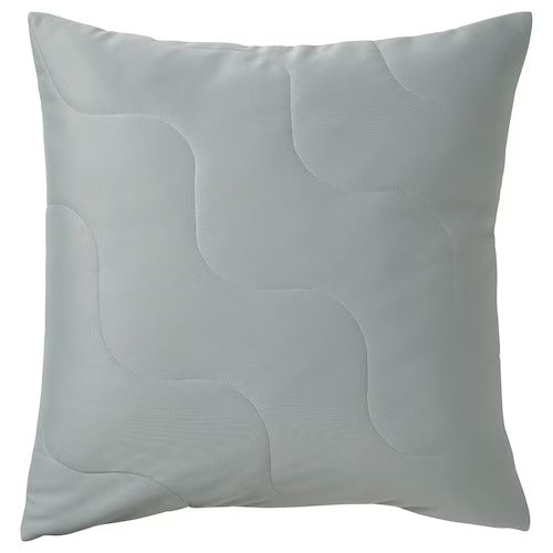 IKEA PUCKELMAL Cushion cover, light grey-turquoise | IKEA Cushion covers | IKEA Home textiles | Eachdaykart