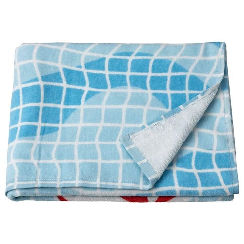 IKEA SPORTSLIG Bath towel, swimming pool pattern | IKEA Bath towels | IKEA Home textiles | Eachdaykart