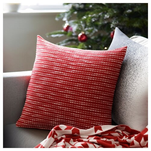IKEA VINTERFINT Cushion cover, red | IKEA Cushion covers | IKEA Home textiles | Eachdaykart