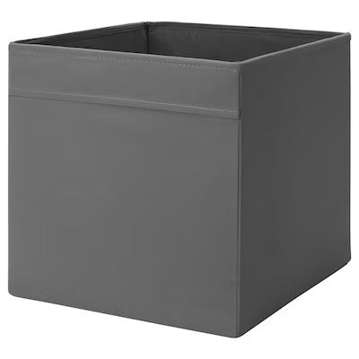 IKEA DRONA Box, dark grey | IKEA Paper & media boxes | IKEA Storage boxes & baskets | IKEA Small storage & organisers | Eachdaykart