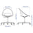 IKEA ELDBERGET / MALSKAR Swivel chair, beige/white | IKEA Desk chairs for home | IKEA Desk chairs | Eachdaykart