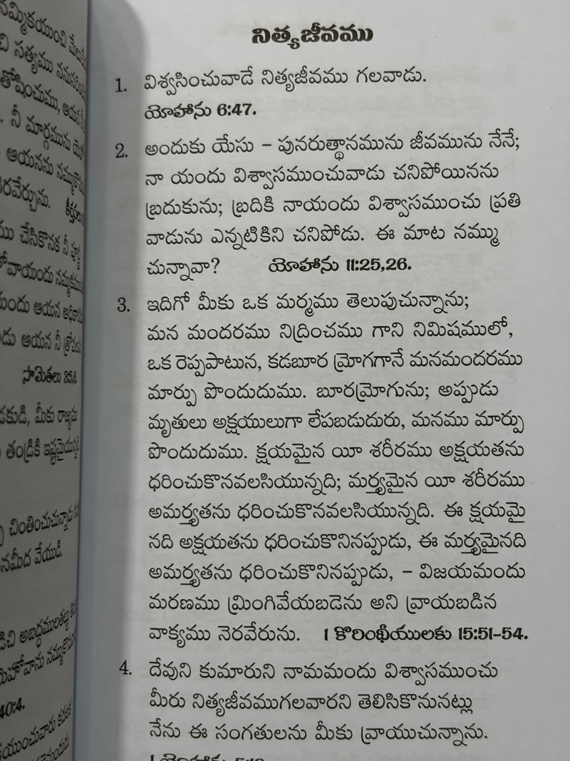 Parishuddha Grandhamuloni 1000 Vagdanamulu Telugu Christian Books Bible Promises EachDayKart