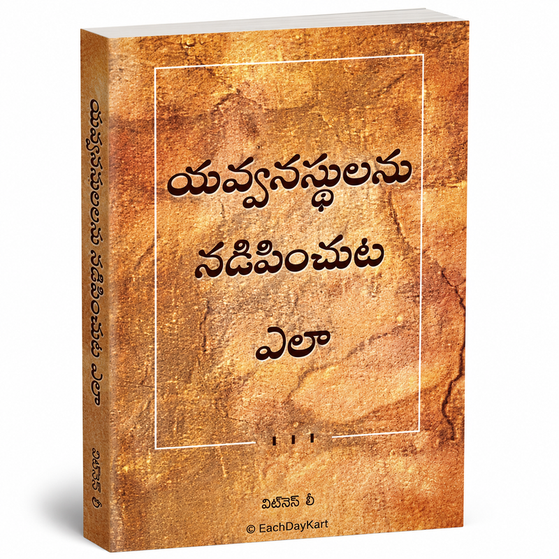 Yavvanasthulanu Nadipinchuta Ela Volume 3 Telugu Christian Youth Ministry Book By Living Stream Ministry EachDayKart