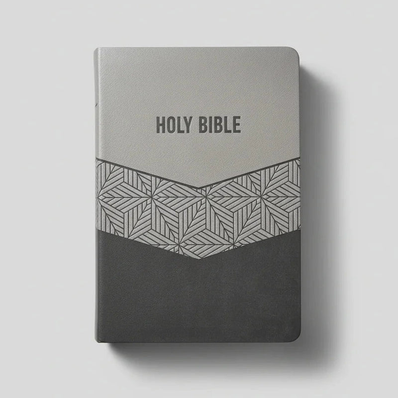 KJV Giant Print Center Column Reference Bible Brown LeatherSoft