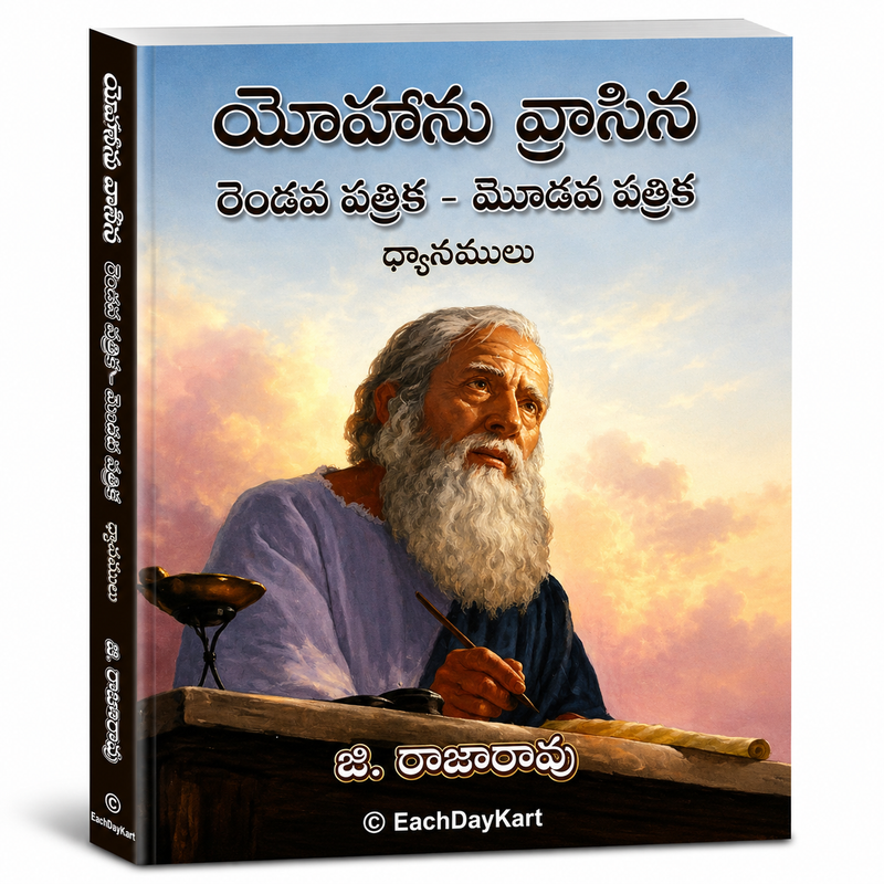 Yohanu Vrasina Rendava Patrika Mariyu Mudava Patrika Dhyanamulu Telugu Christian Bible Study By G Rajarao EachDayKart