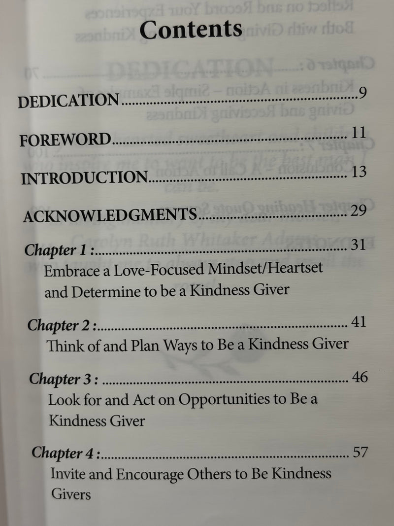The Kindness Givers Formula 20 By Randall D McNeely Christian Self Help Book EachDayKart