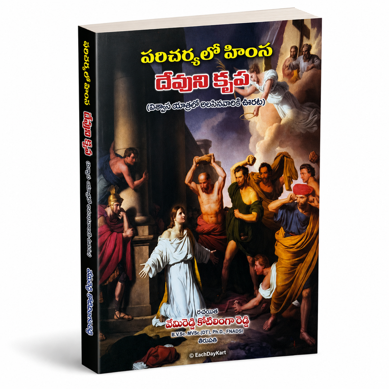 Paricharyalo Hinsa Devuni Krupa Telugu Christian Ministry And Spiritual Growth Book By Vemireddy Kotilinga Reddy EachDayKart