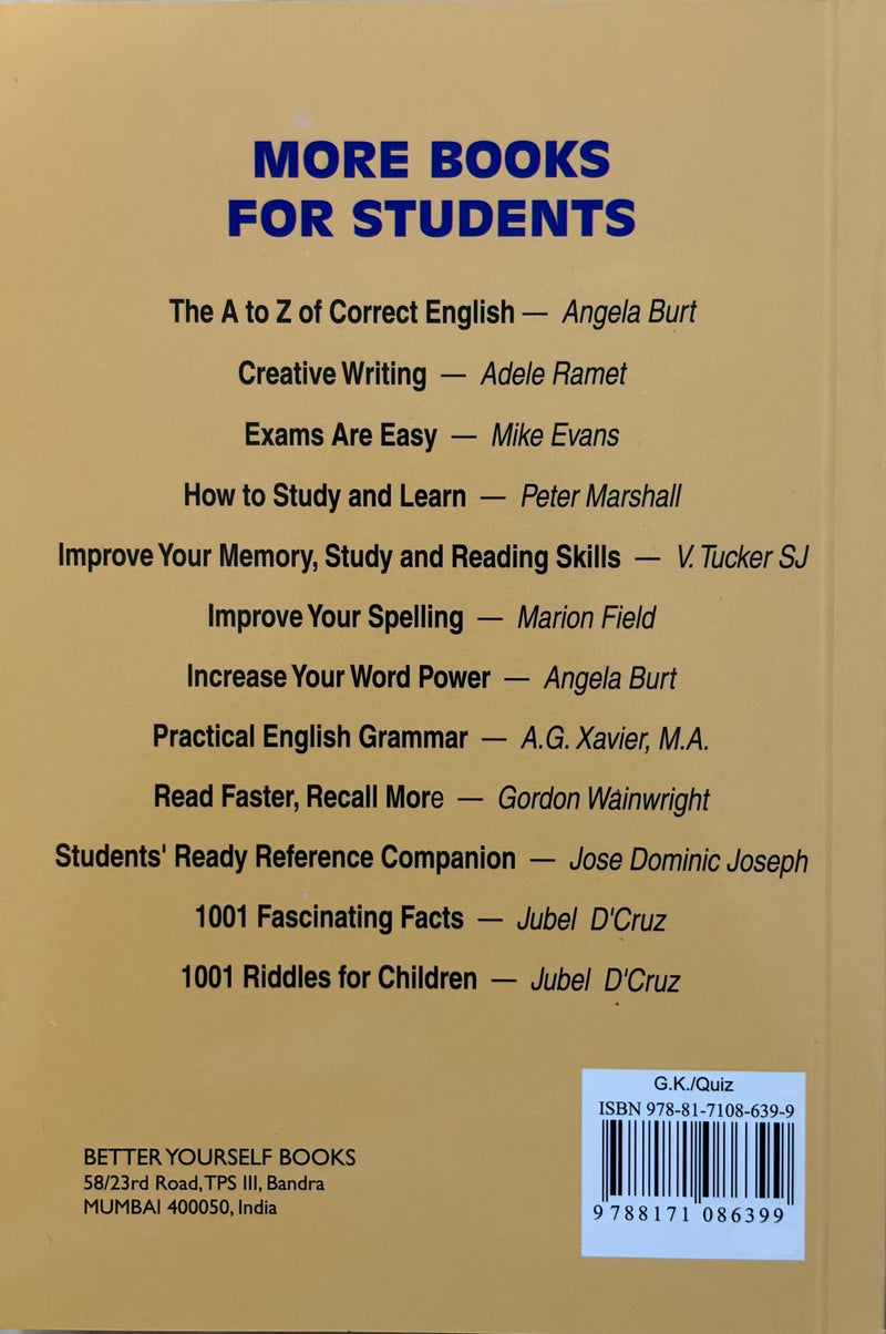 Gk General Knowledge Quiz 1000 And More By Jubel DCruz EachDayKart