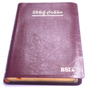 Holy bible telugu korean giant print leather cover gold edge thumb index by bsi - EachDayKart