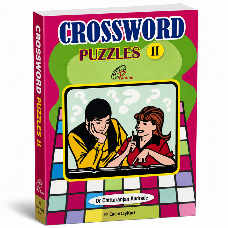 Crossword Puzzles Ii Educational Brain Teaser Activity Book By Dr Chittaranjan Andrade EachDayKart