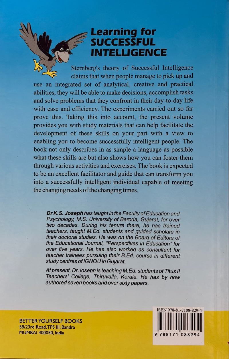 Learning For Successful Intelligence By Dr K S Joseph Catholic Education Book EachDayKart