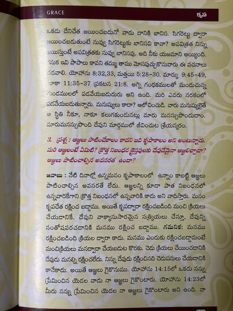What Is Grace Telugu Christian Theology Book By Dr PJ Stephen Paul EachDayKart