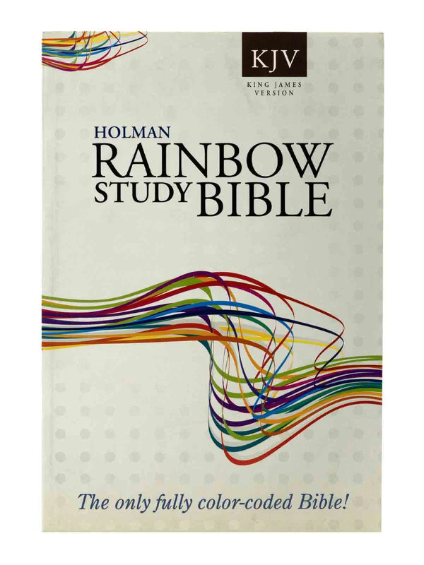 KJV Rainbow Study Bible – Holman | King James Version | Color-Coded Study Bible (Paperback)