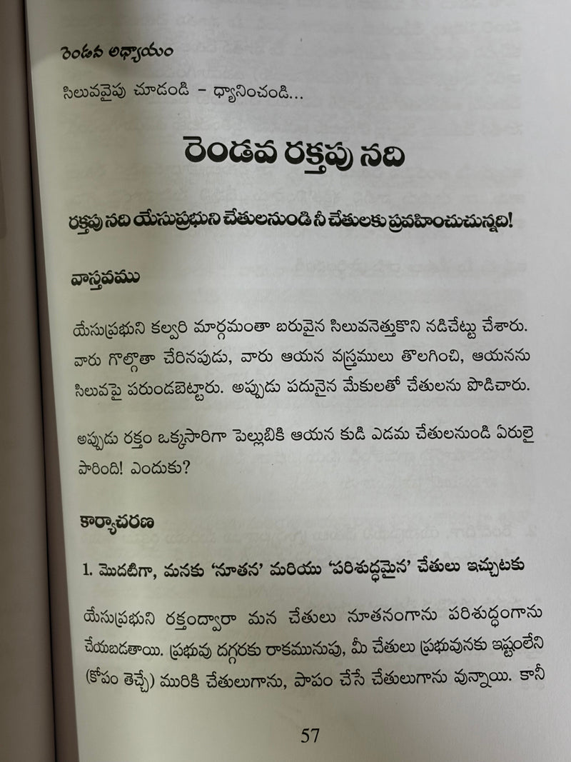 Rakthamulonunna Shakthi Telugu Christian Spiritual Growth Book By Daresa Paul EachDayKart