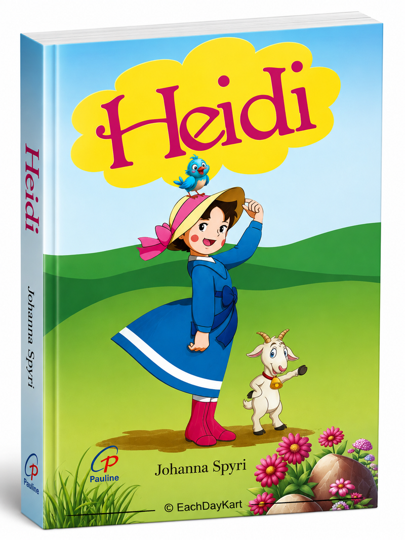 Heidi By Johanna Spyri Classic Children's Literature Book EachDayKart