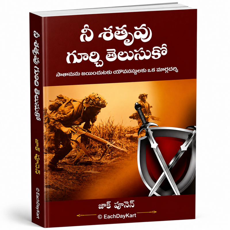 Nee Shatruvu Gurchi Telusuko Telugu Christian Spiritual Warfare And Youth Discipleship Book By Zac Poonen EachDayKart