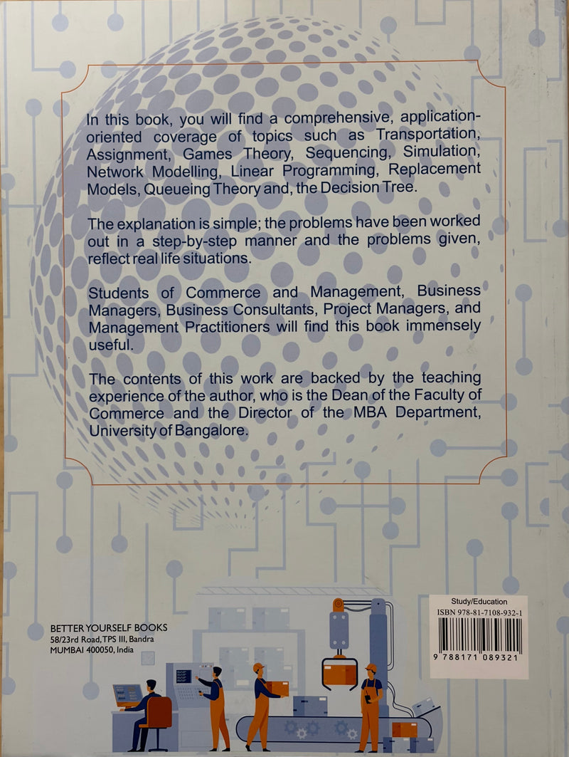 Operations Research Techniques For Students Of Commerce And Management By Cynthia Menezes Prabhu Academic Book EachDayKart
