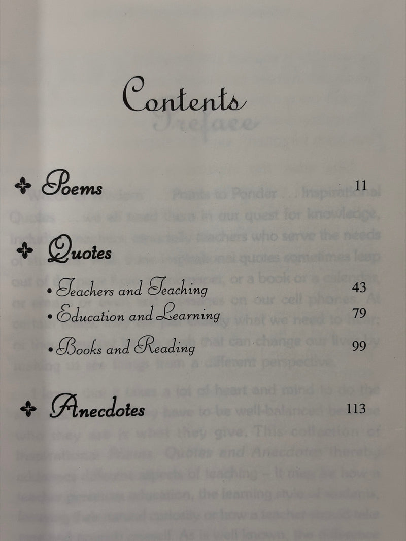 Empowering Thoughts For Teachers Catholic Books Poems Quotes Anecdotes By Anita John Fsp EachDayKart