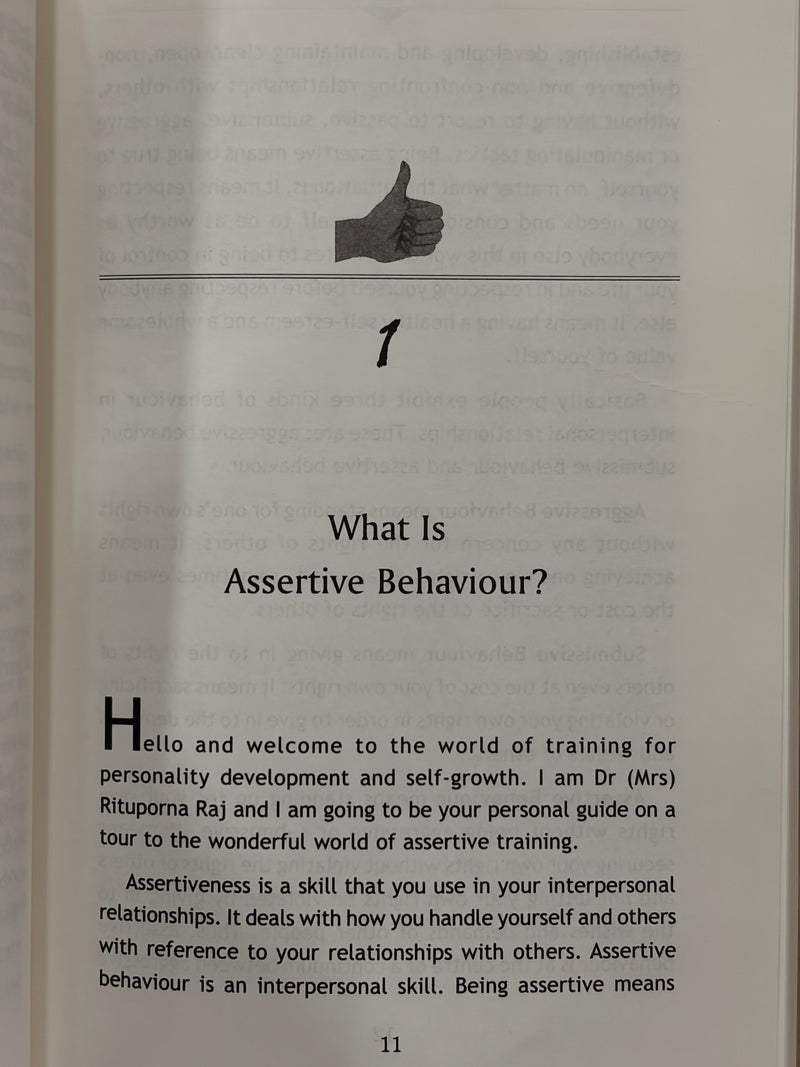 Assertive Behaviour By Dr Rituporna Raj Catholic Personal Development Book EachDayKart