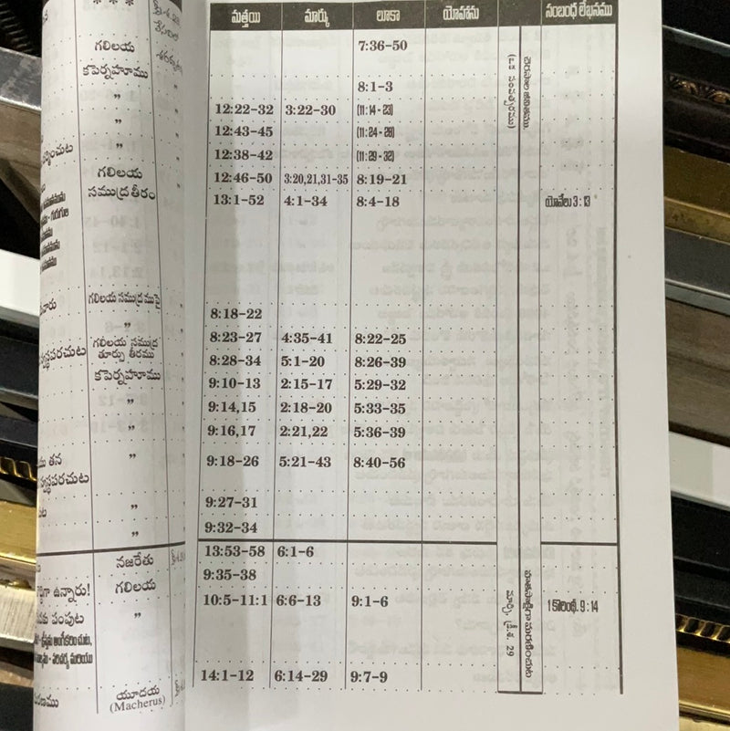 Synopsis of the Gospels of Matthew by Ganta John - Telugu christian books