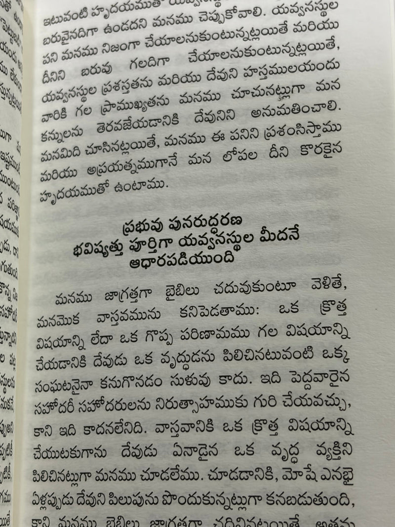 Yavvanasthulanu Nadipinchuta Ela Volume 3 Telugu Christian Youth Ministry Book By Living Stream Ministry EachDayKart