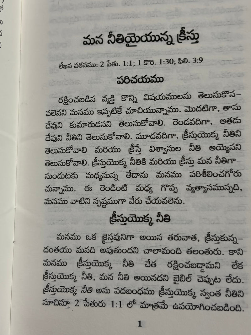 Mana Nityajeevithamlo Kristu Telugu Christian Spiritual Life Book By Living Stream Ministry EachDayKart