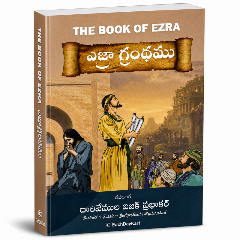 Ezra Grandhamu By Darivemula Isaac Prabhakar Telugu Christian Book EachDayKart