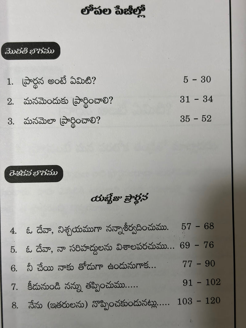 Yobu Job Telugu Christian Inspirational Book By Dharana Paul EachDayKart
