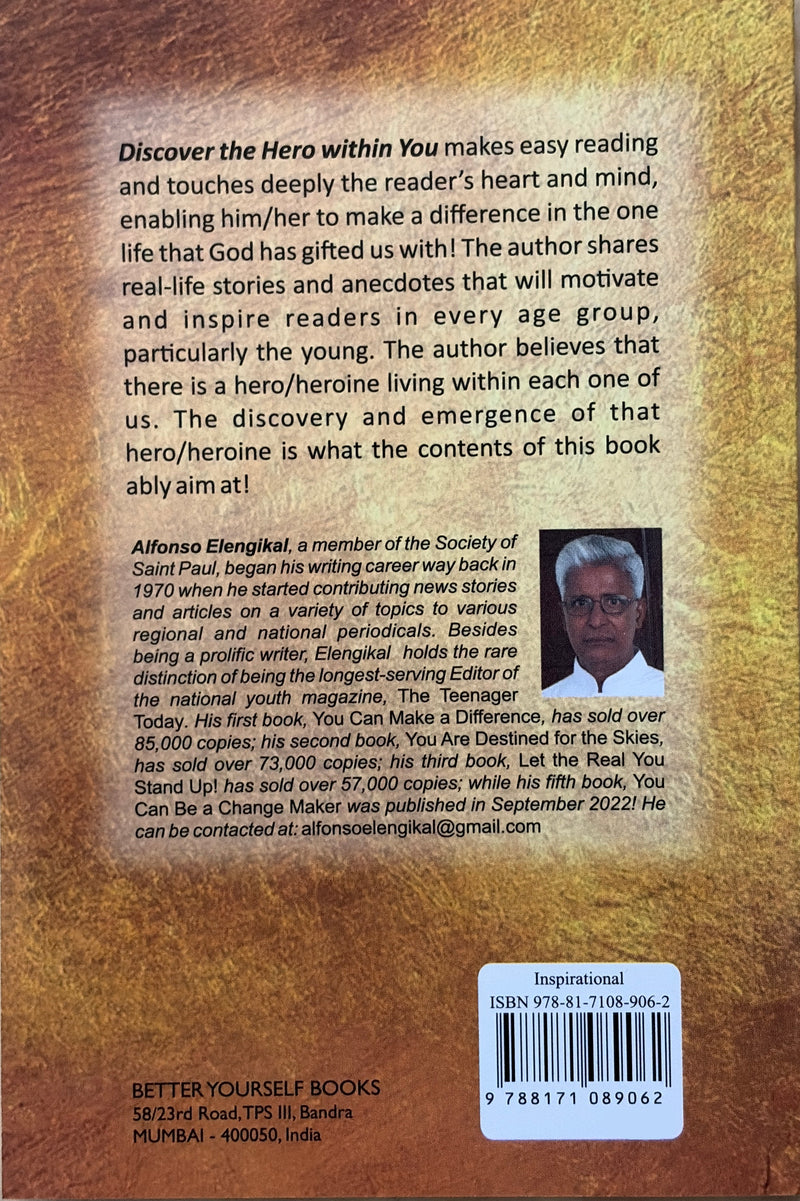 Discover The Hero Within You By Alfonso Elengikal Catholic Self Help Inspirational Catholic Books EachDayKart