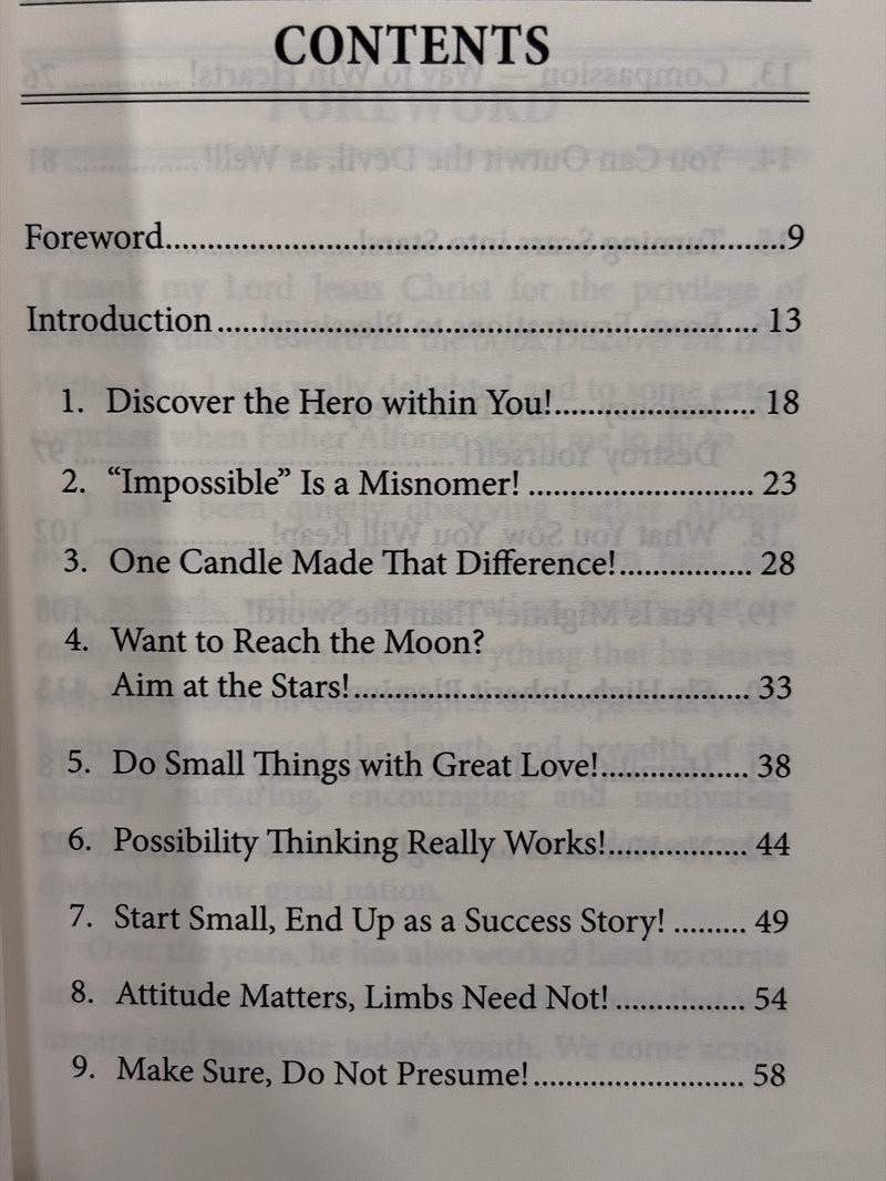 Discover The Hero Within You By Alfonso Elengikal Catholic Self Help Inspirational Catholic Books EachDayKart