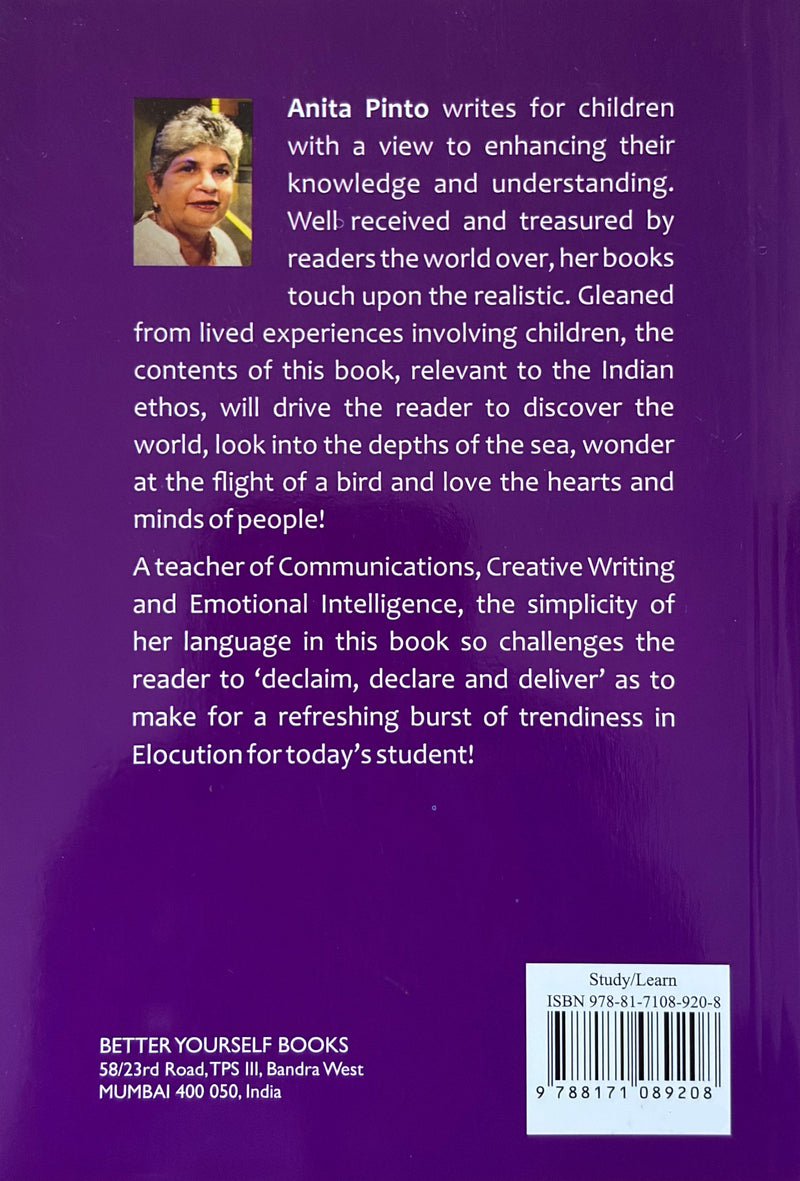 New Elocution Pieces For Students By Anita Pinto Catholic Books Public Speaking Guide EachDayKart
