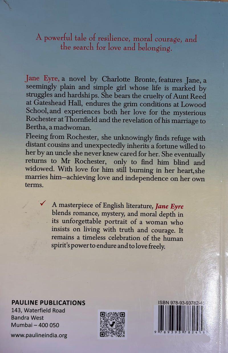 Jane Eyre By Charlotte Bronte Classic English Novel Literary Fiction Book EachDayKart