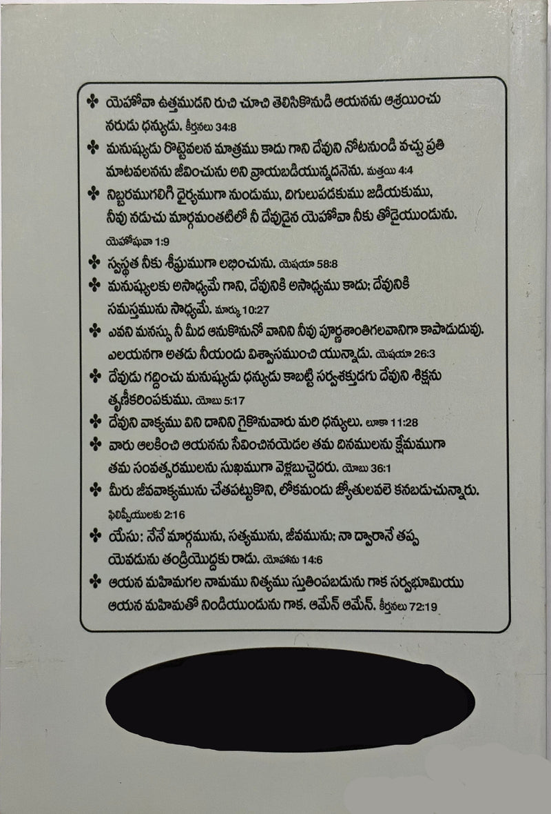 3000 Telugu Christian Daily Devotional Prayers Bible Meditation And Spiritual Reflections Book