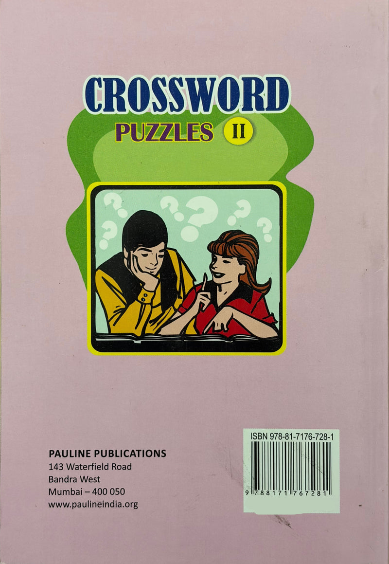 Crossword Puzzles Ii Educational Brain Teaser Activity Book By Dr Chittaranjan Andrade EachDayKart