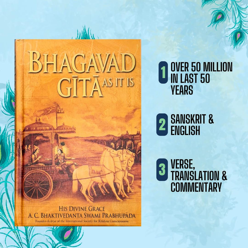 Bhagavad Gita As It Is – English New Edition (Hardcover)  Original Translation by His Divine Grace A.C. Bhaktivedanta Swami Prabhupada