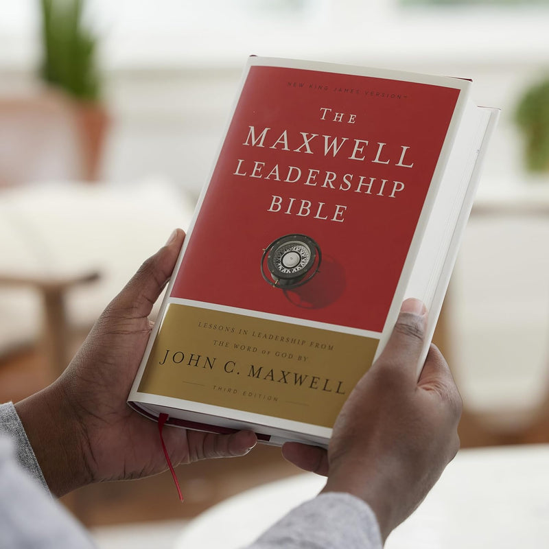 NKJV Maxwell Leadership Bible by John C. Maxwell – Hardcover, Study Bible for Leaders | EachDayKart