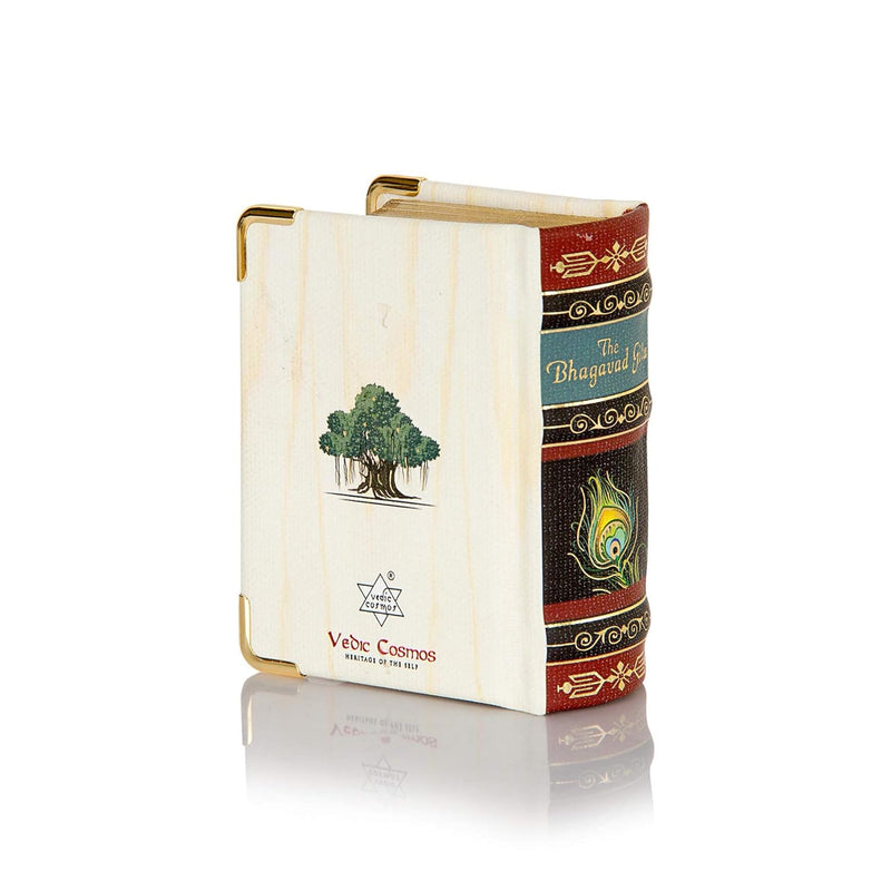 Bhagavad gita – a8 wooden edition  By Veda Vyasa | Hardcover