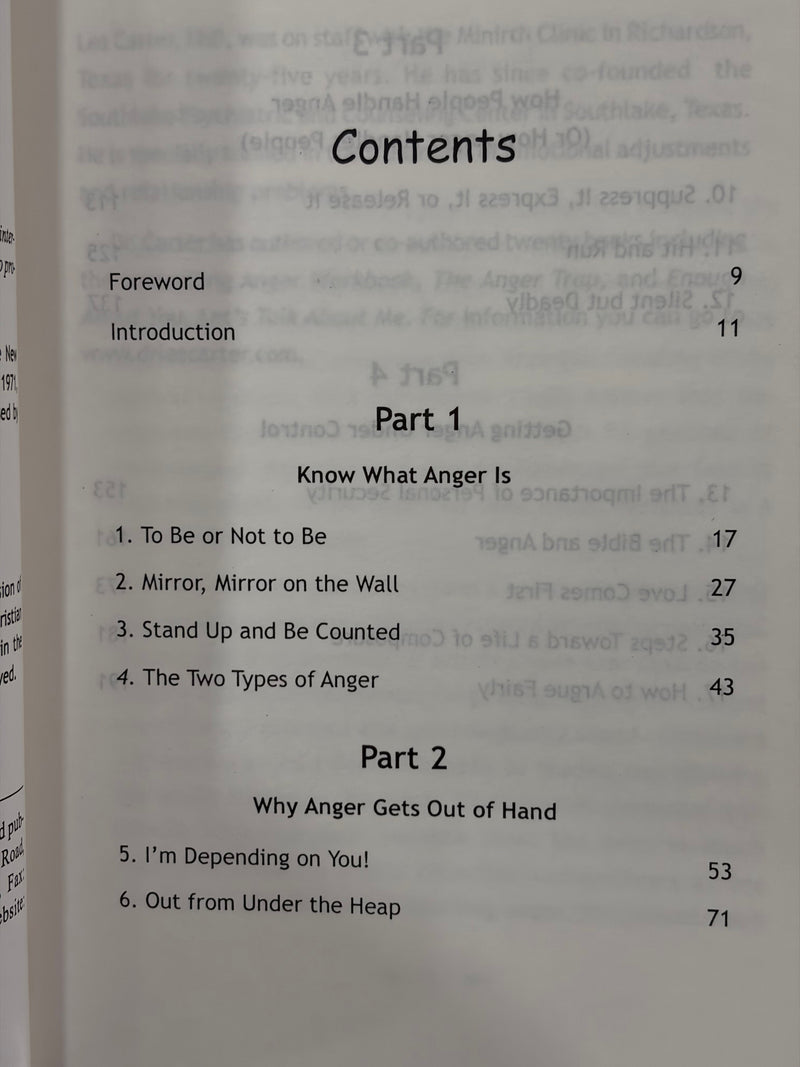 Getting The Best Of Your Anger Before It Gets The Best Of You By Dr Les Carter Catholic Self Help Book EachDayKart