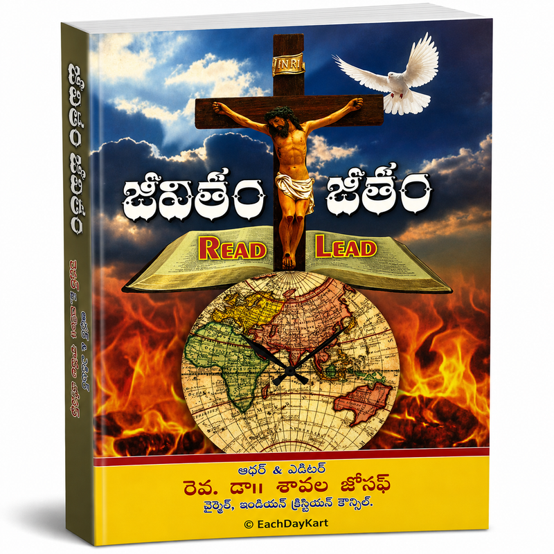 Jeevitam Jeetham Rev Dr Shaavala Joseph Telugu Christian Life Lessons Leadership Book EachDayKart