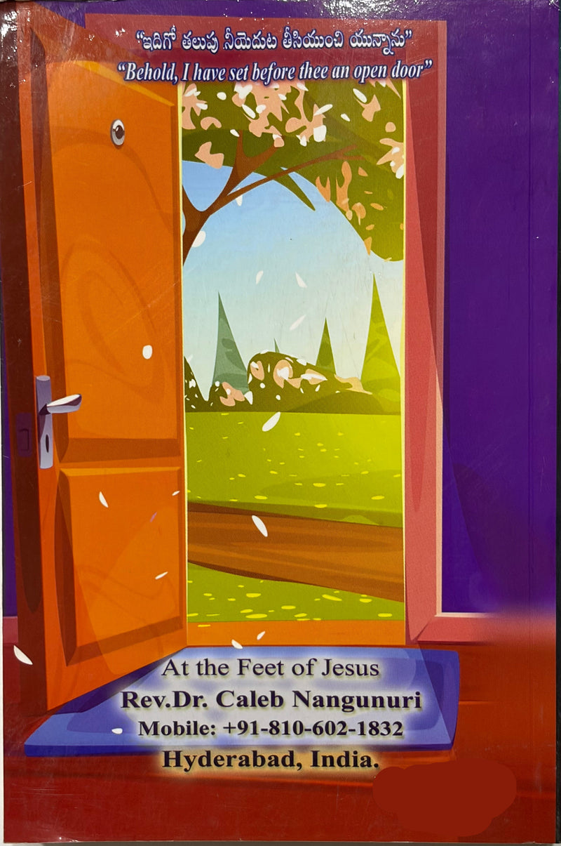 Velugu Thalupulu Thalapulu Telugu Christian Devotional Book By Rev Dr Kalebu Nangunoori EachDayKart