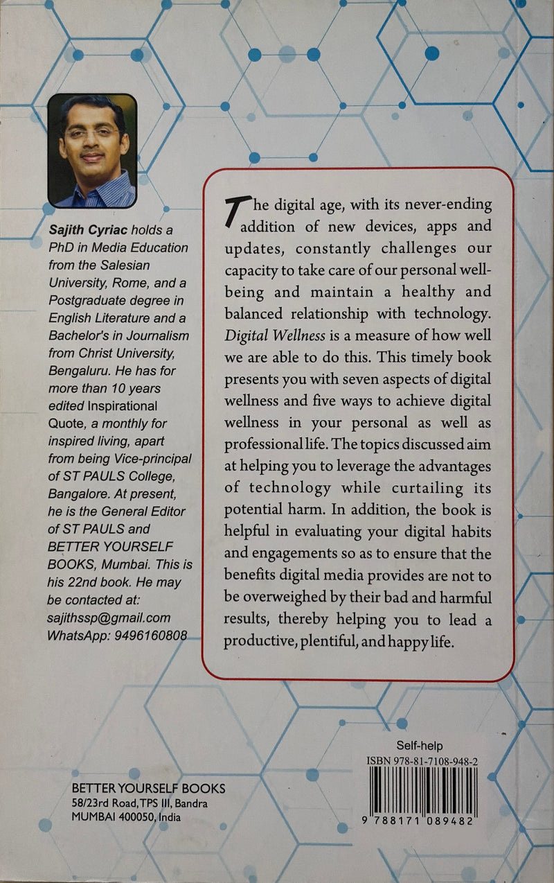 Digital Wellness Taking Control Of Your Online Life By Dr Sajith Cyriac Catholic Books EachDayKart