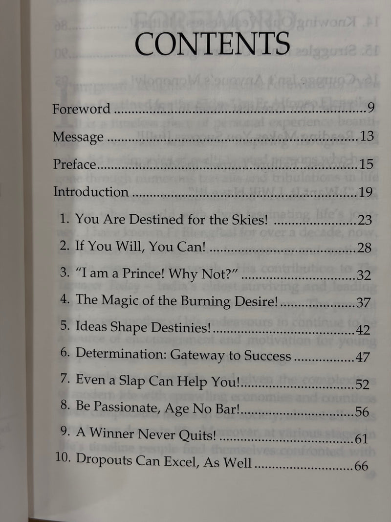 You Are Destined For The Skies By Alfonso Elengikal Inspirational Personal Growth Book EachDayKart