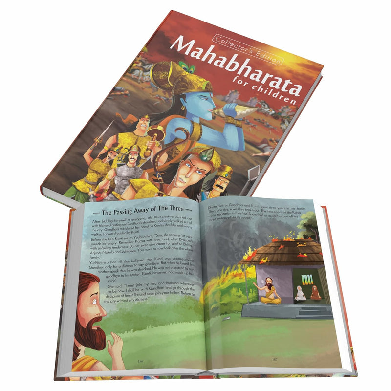 Pegasus Religious Books Set of 3 – Shrimad Bhagavad Gita, Ramayana & Mahabharata for Children (Hardcover)