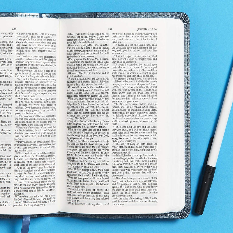 KJV On the Go Bible LeatherSoft Portable English Bible
