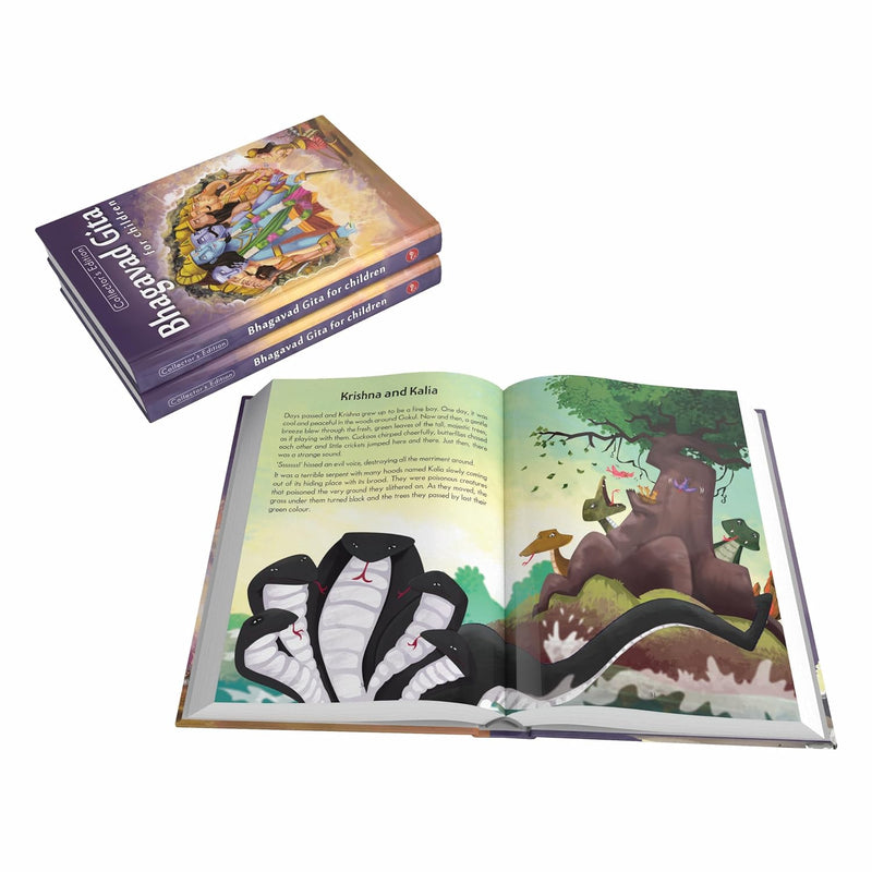 Pegasus Religious Books Set of 3 – Shrimad Bhagavad Gita, Ramayana & Mahabharata for Children (Hardcover)